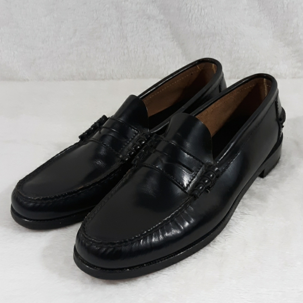 Florsheim black penny loafers mens 9.5 B